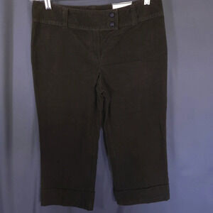 NWT Ann Taylor Corduroy Capris Womens Size 6 Stretch Fall Academia‎ Cottagecore